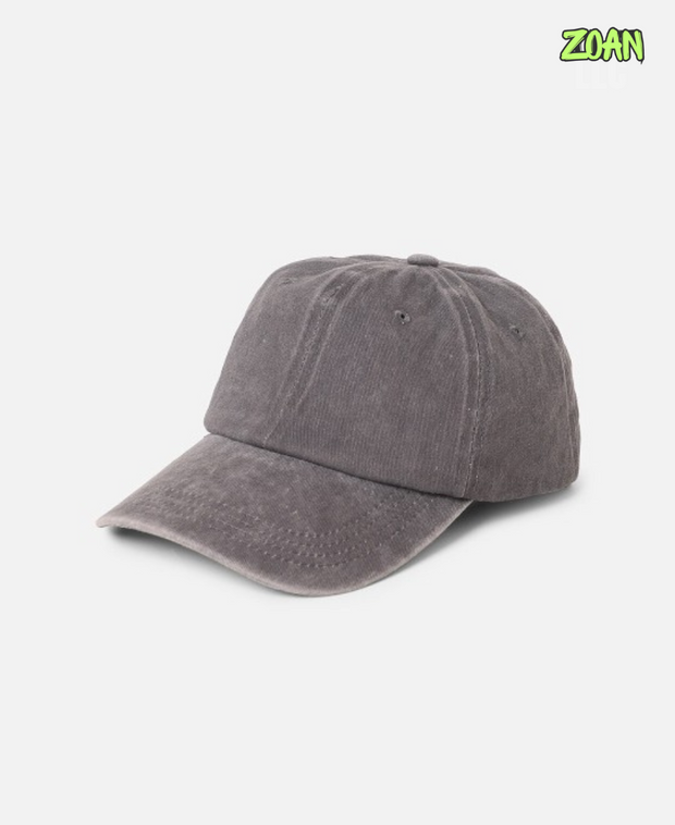 Light-Wash Grey Baseball Cap